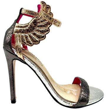 UNA HEALY LDS HI HEEL IN ANKLE STRAP SDL - MERMAID